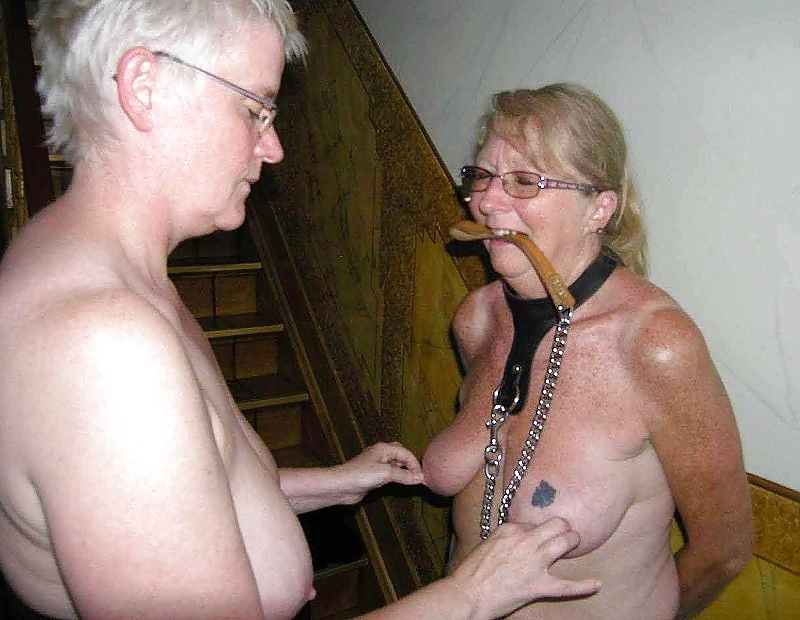 Elderly bondage granny