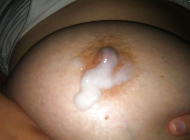 Male nipple cumshot