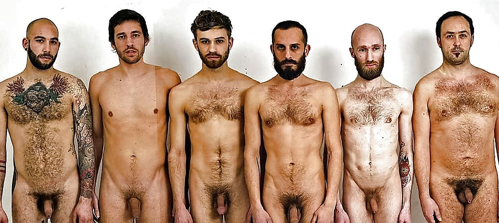 Hairy dark men naked