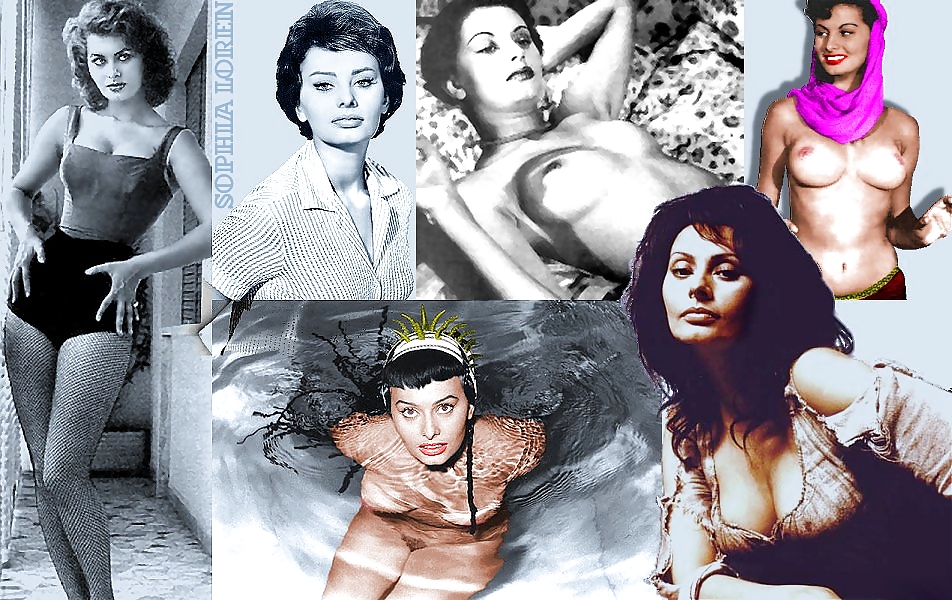 Откровенные картинки голой Софи Лорен и других знаменитых женщин