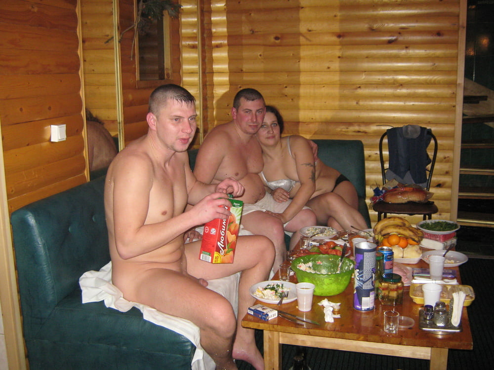 Русские жены в бане