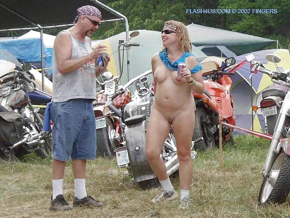 Nude biker chics cumshot