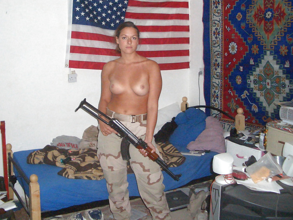 Sexy camouflage girl porn