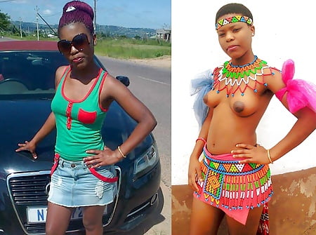 10 sexy African girls with and without clothes!