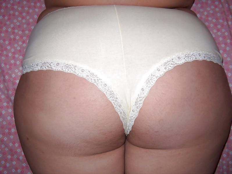 Porn image BBW wife PAWG yellow panties and bra FAT ASS MILF