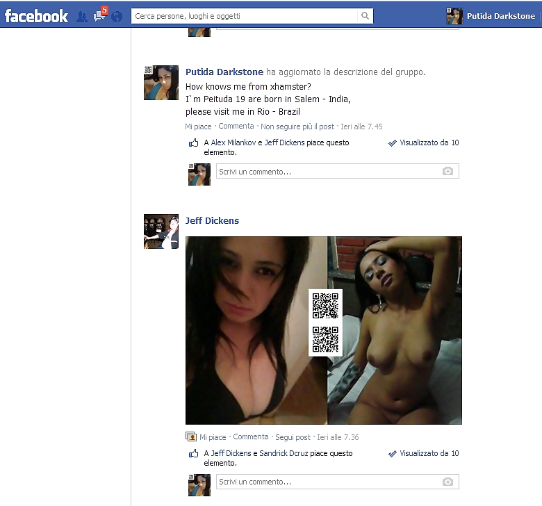 Porn image Peituda Safada 20 Indian Facebook Slut works Rio de Janeiro