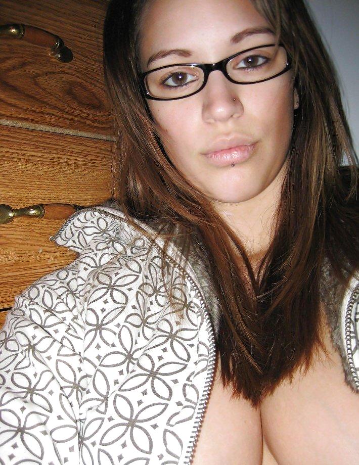 Porn image sexy in glasses