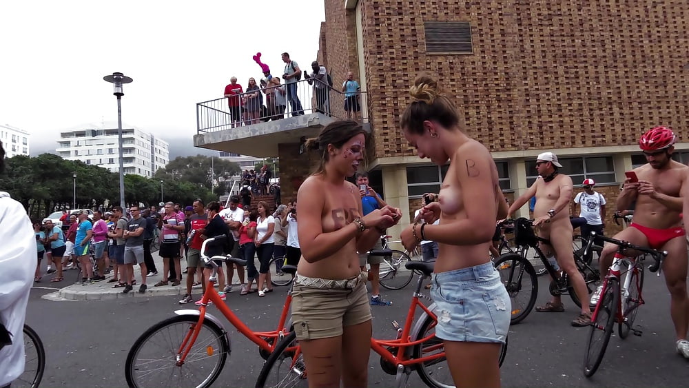 Porn image Naked Bike Ride Cape Town 2016
