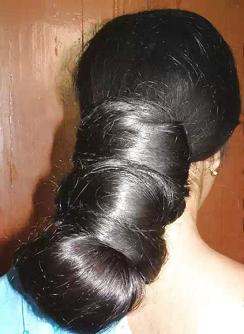 Sexy Indian Long Hair Buns 9 Pics