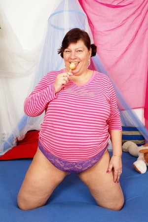 chubby old woman catch masturbate and seduce to fuck by teen         