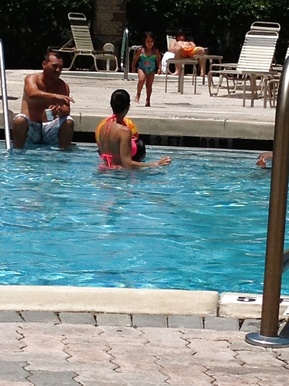 Porn image Young Milf at the pool