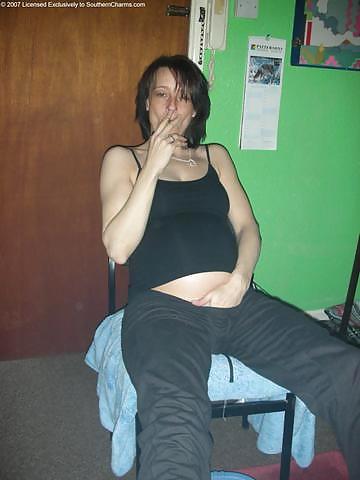 Porn image Pregnant  Smoking 1