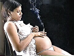 Porn image Pregnant  Smoking 2