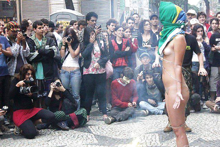 Porn image RIOTS IN BRAZIL - Naked Girls