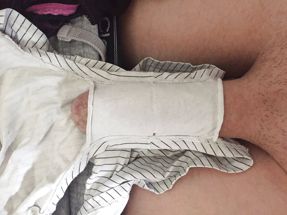 Porn image Playing with wife's panties
