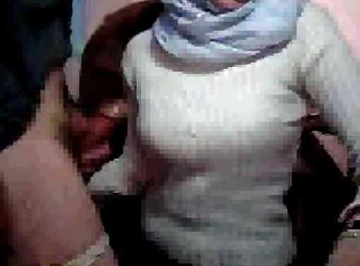 Porn image hijab arab webcam in office Wears egypt or turkish jilbab