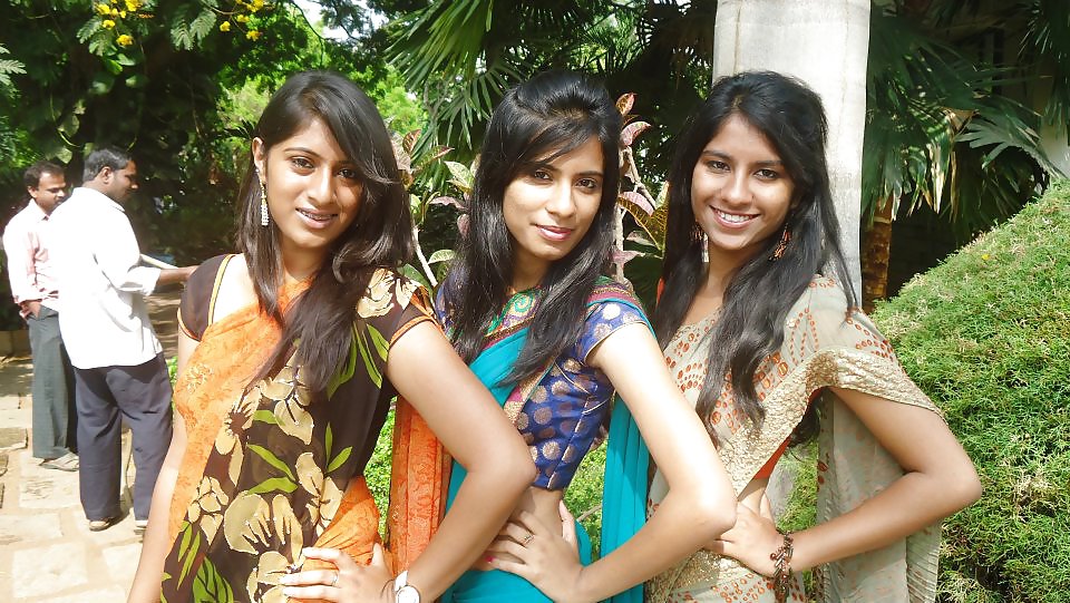 Porn image rare sweet girls in saree and bikini: Collected from net