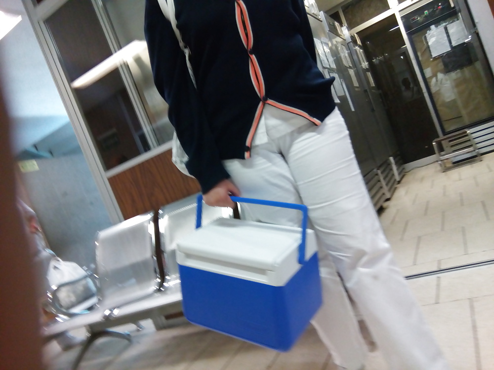 Porn image Nurse VPL Camel toe