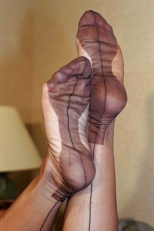 Vintage nylon feet