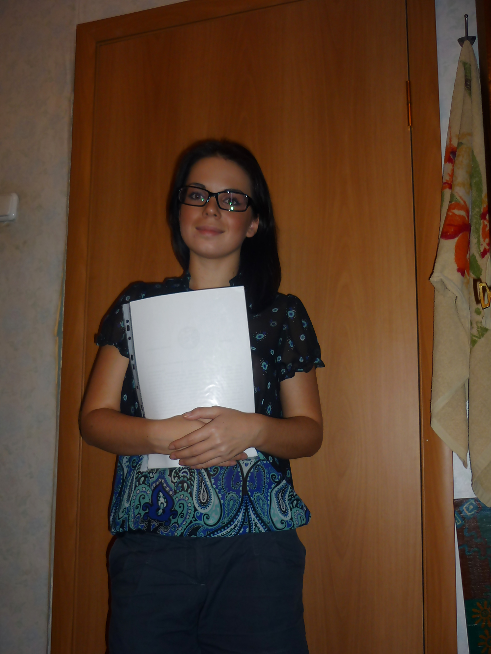 Porn image lovely brunette