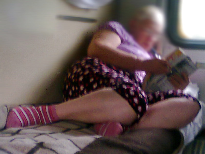 Porn image Russian granny with a big ass! Voyeur!