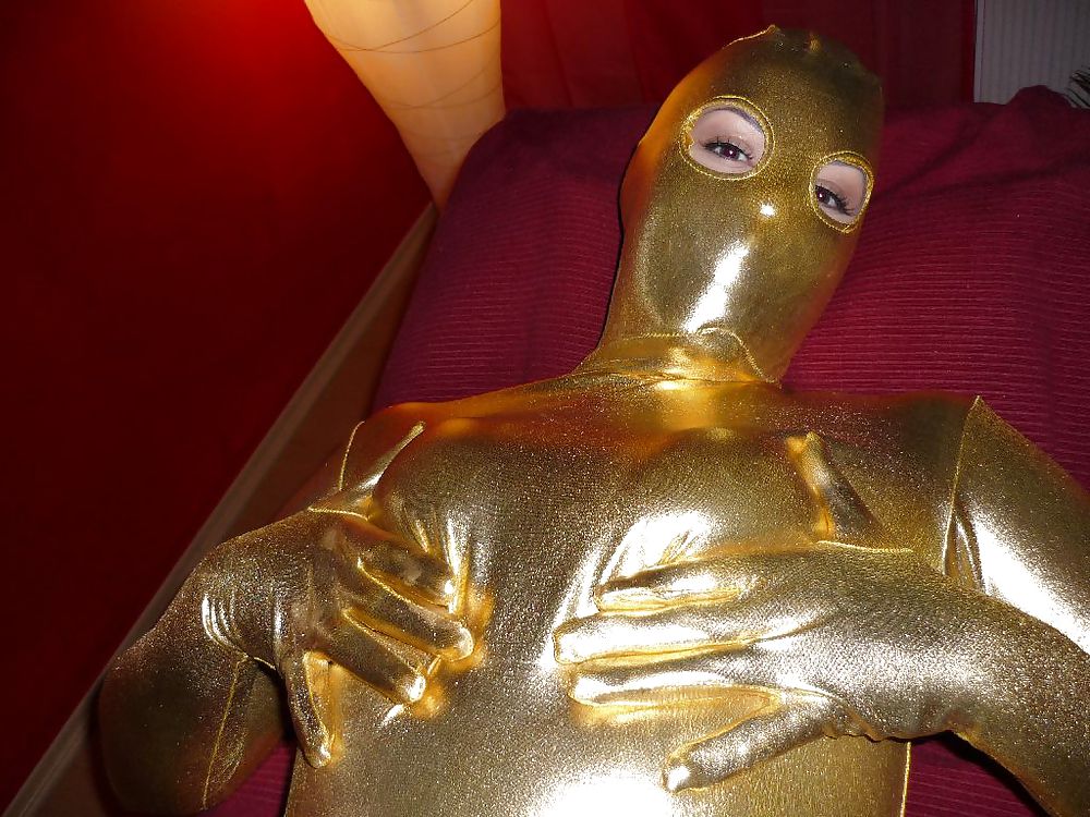 Porn image new golden zentai