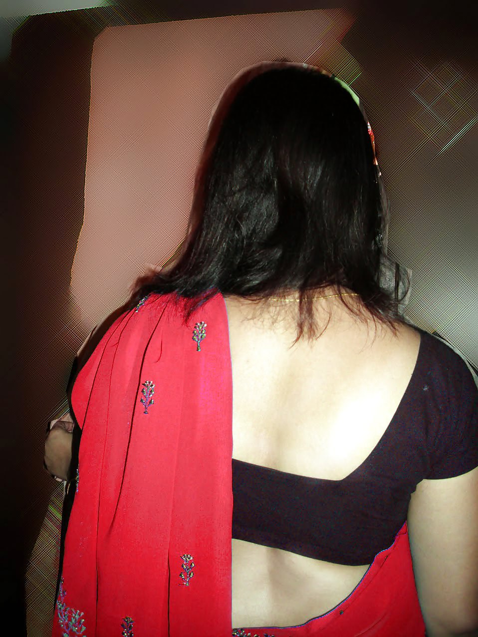 Porn image my wife seema in red sari