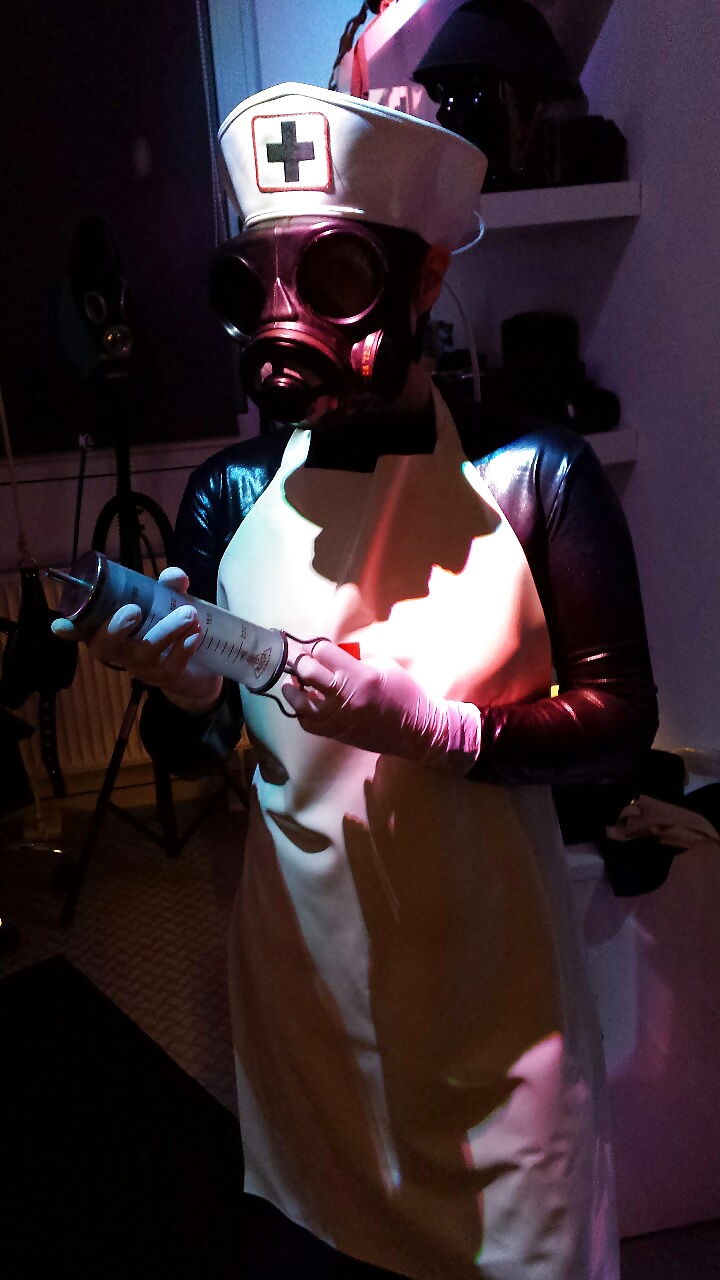 Porn image Rubber Nurse bizarre