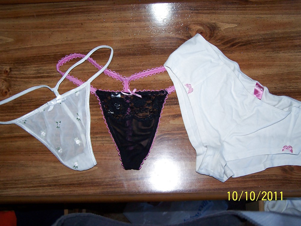 Porn image panties and pix of ex gf, found while cleaning