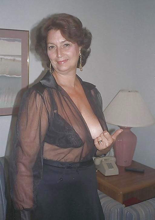 Porn image My Aunt's Vintage Black Lingerie