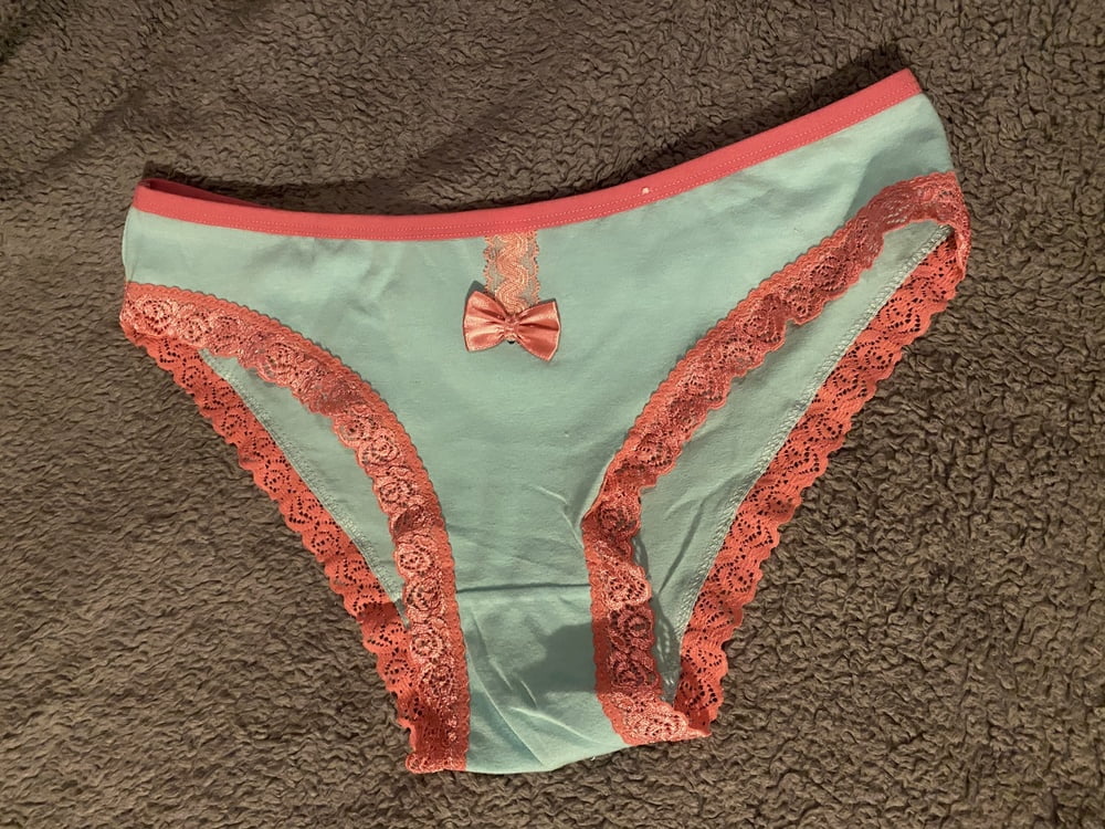 Sexy well-worn to order work knickers, - 9 Photos 