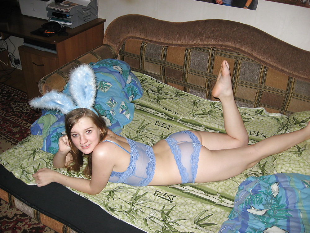 Porn image Sexy Amateur Teen in a Bunny Dress