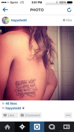 haley stedeford is always exposed         