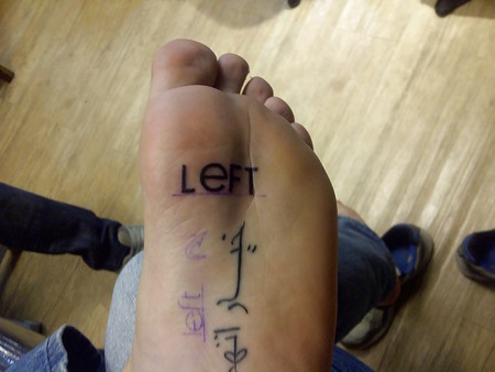 my feet now tattoed