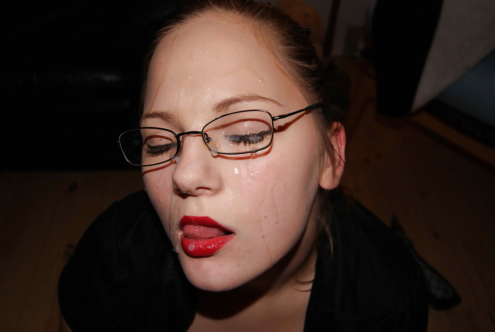 Porn image CUM ON GLASSES