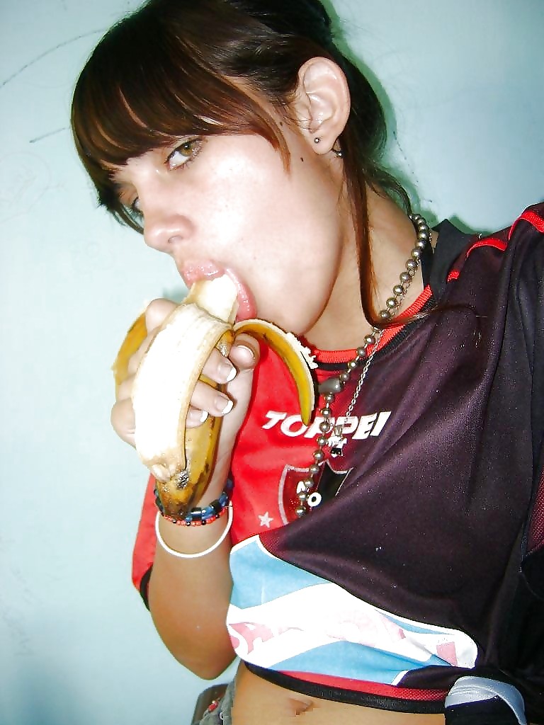 Porn image Banana girl