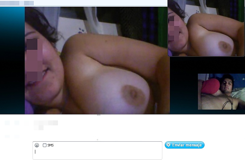 Porn image noche de Skype
