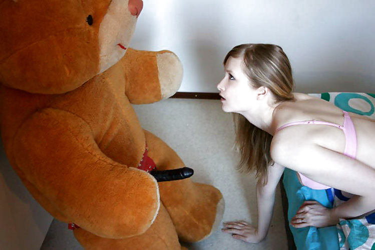 Porn image girls with teddy bear