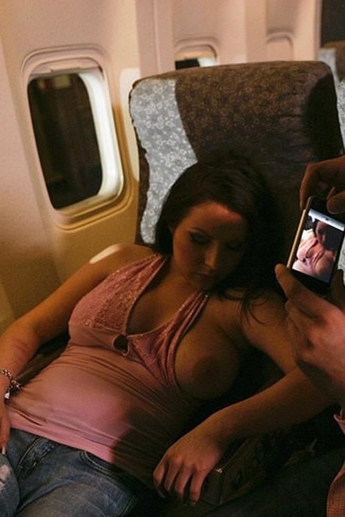 Tits On A Plane Video. 