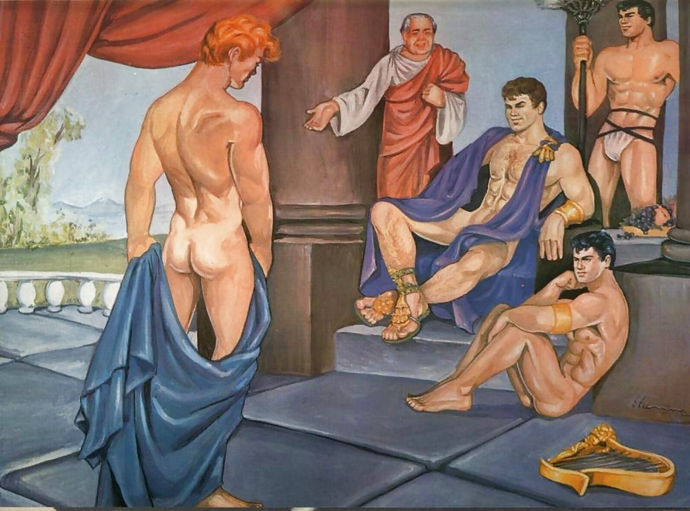 Ancient Greece Gay Orgy.