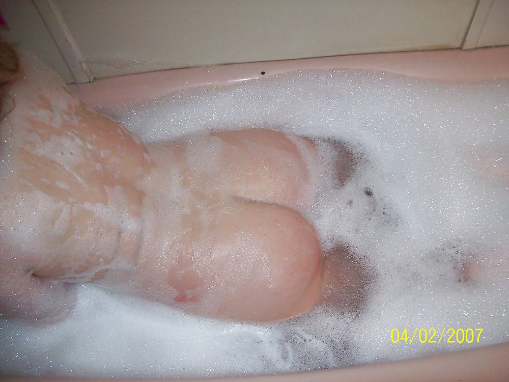 Porn image bubble bath