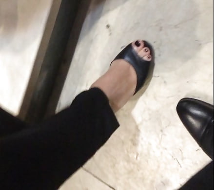 Porn image Sister in law with my wife's sandals