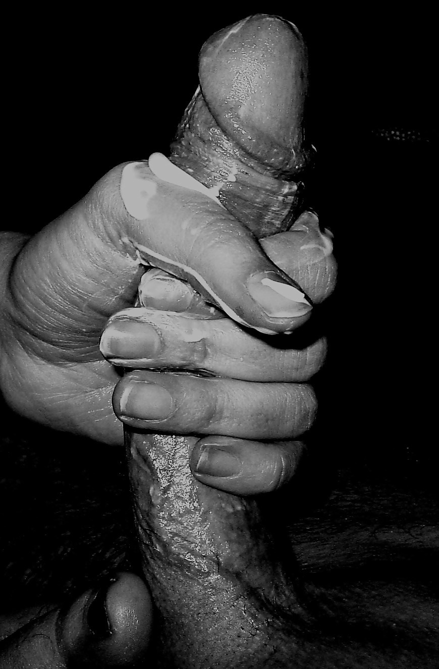 Porn image foot job in black&white