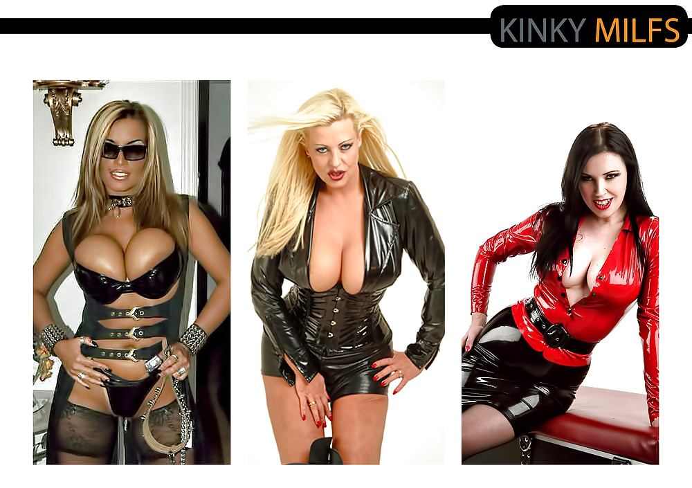 Porn image KINKY MILFS in latex and leather