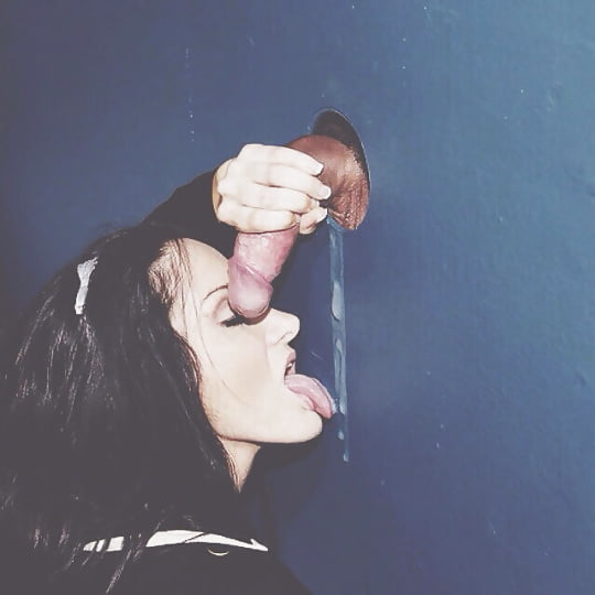 Slut gloryhole old kissing