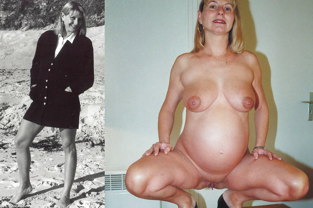 Porn image Pregnant Amateurs - Dressed & Undressed