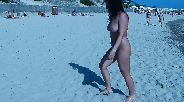 Porn image me walking naked at nudist beach