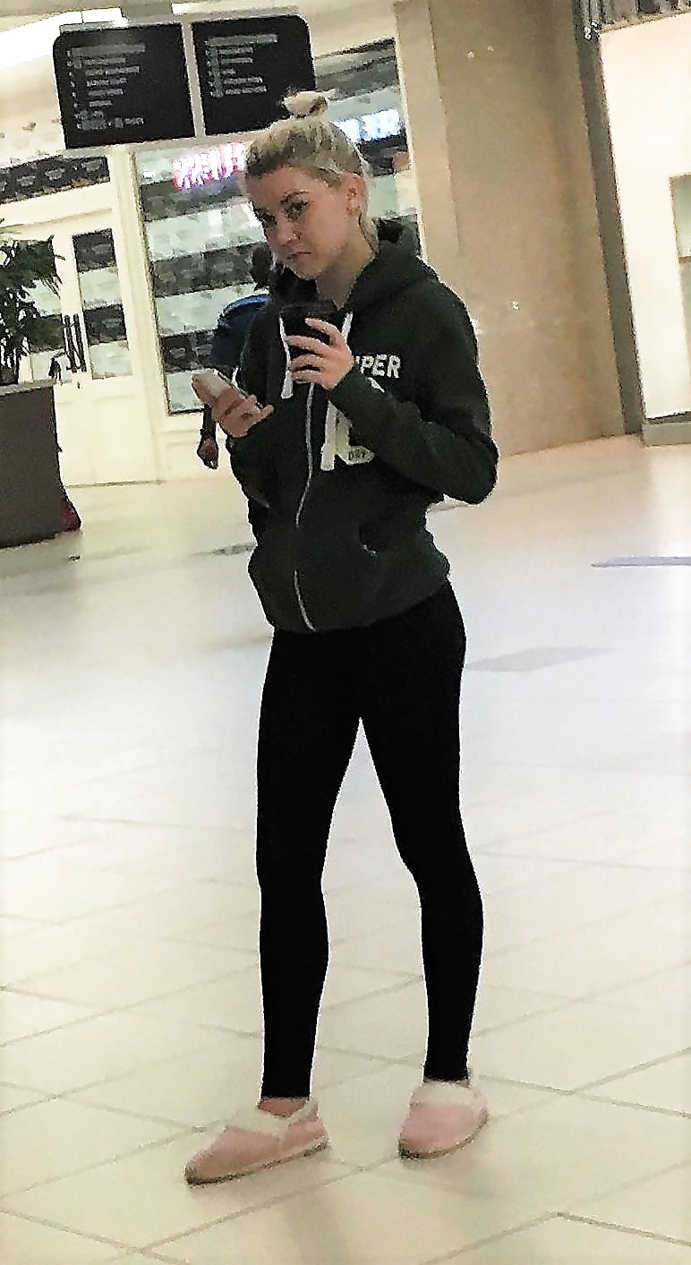 Porn image Sexy tight little mall slut