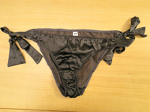 Porn image Panties from a friend - black