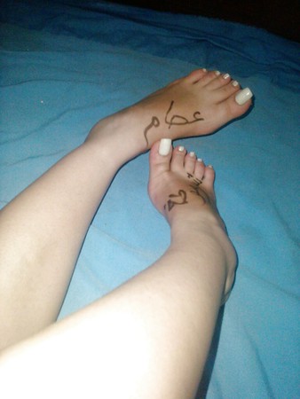 My Slut Wife's Feet Your Hot Notepad